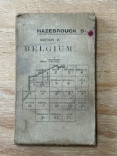 WW1 FRONT LINE TRENCHES MAP BELGIUM HAZEBROUCK 5A ORNANCE SURVEY MAP 