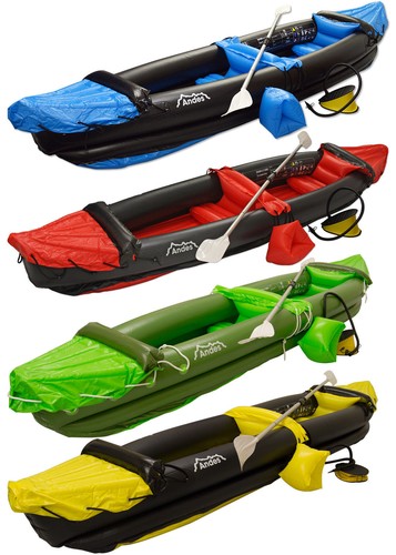 Inflatable kayak blow two - inflatable, up
