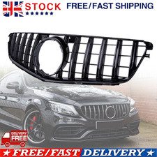 PANAMERICANA GTR STYLE FRONT GRILLE BLACK GRILL FOR MERCEDES C CLASS W204 08-14