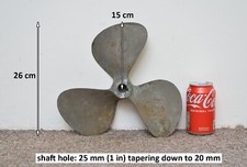 used boat 12 x 10 LH left hand  prop propeller brass / bronze - FREE DELIVERY