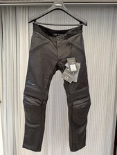 Halvarssons Rinn Waterproof Leather Motorcycle Trousers Size EU 50