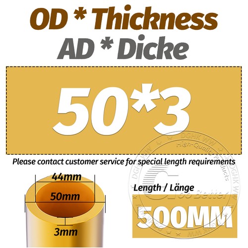 Brass tubes 8mm 1mm 2mm - tubes, 0.8mm