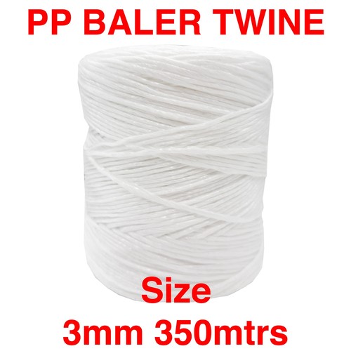White polypropylene baler - polypropylene,