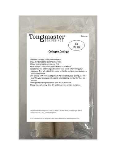34mm pack sausage casings - pack,