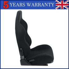 Racing Bucket Seat Large Car Seat & Runners Adjustable Breathable for Cars New