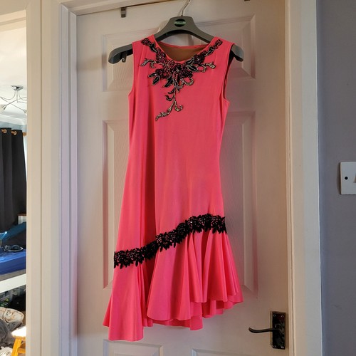 Latin dress size pink - size, 14