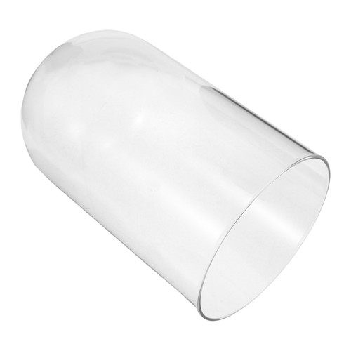 Mantel clock clear glass - glass, dome