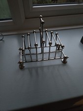 Silver Plated Toast Rack Based