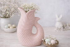 Pink Fish Jug Ceramic 3D Water