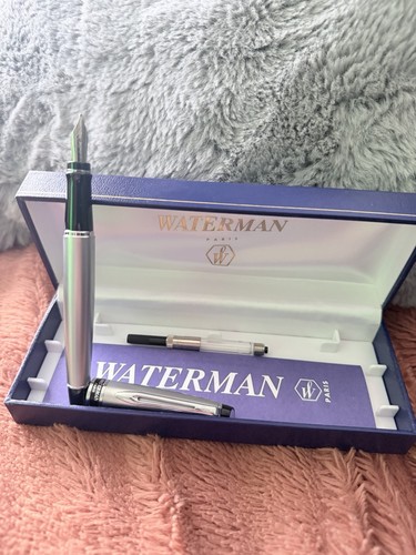 New waterman silver fountain - new,
