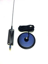 Long Springer aerial Tornado Stinger CB radio antenna and 5" mag mount 1.55m