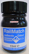 RailMatch 412 Weathered Black (General Colour) Enamel New 15ml Jar Tracked48Post