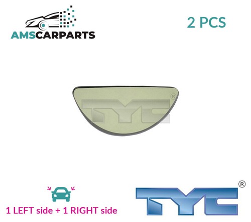 Rear view mirror glass pair - view,