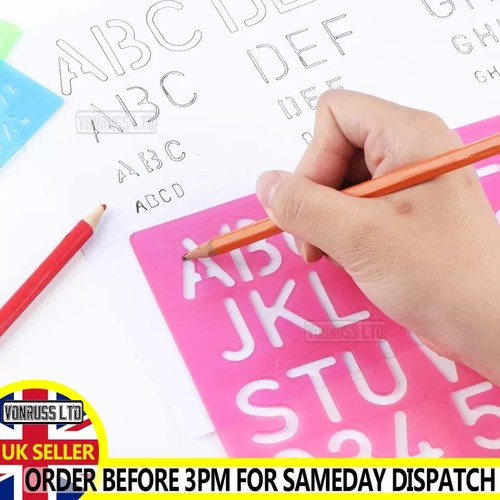 Letter stencil set alphabet - letter,