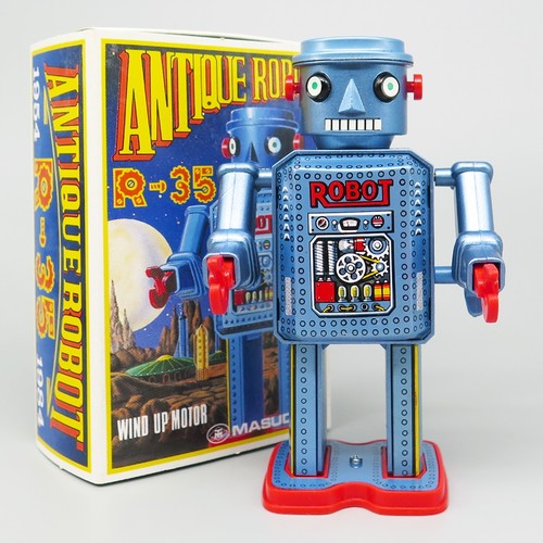 Antique robot masudaya - antique, r-35