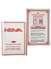 1987 Chevy Nova Owner's Manual