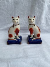 Pair Of Staffordshire Cat