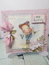 magnolia tilda 6x6 ins card