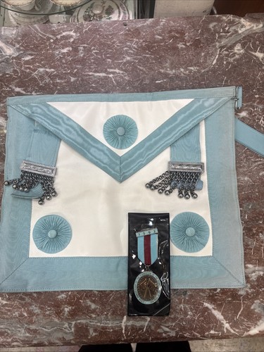 Master masonic apron and 1992 - and,
