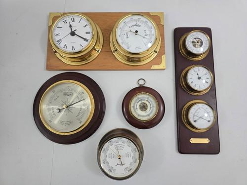 Jerger vintage barometer clock - vintage,
