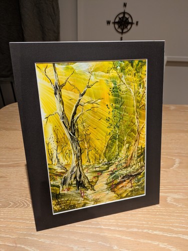 Encaustic wax art summer - encaustic,