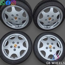 Genuine Porsche D90 16" Alloy Wheels Volkswagen Golf Vauxhall 5x130 - 4x100