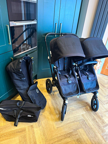 Bugaboo donkey black - bugaboo, double