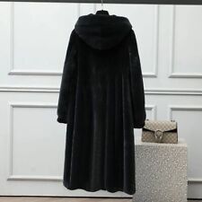 Mink Long Sleeve Large Medium Length Mink Fur Coat Women Mink Coat Fashion Coat