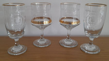 Royal Wedding Charles and Diana Commemorative glasses x 4 1981