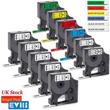 Dymo D1 Label Tape 12mm 9mm