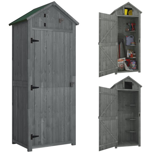 Outsunny wooden garden storage - outsunny,