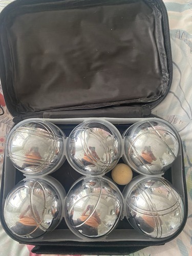 Silver steel boules - pc,