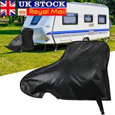 Universal Waterproof Caravan Trailer Towing Hitch Cover Protector With Strap UK