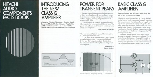 1978 hitachi class amplifier - g,