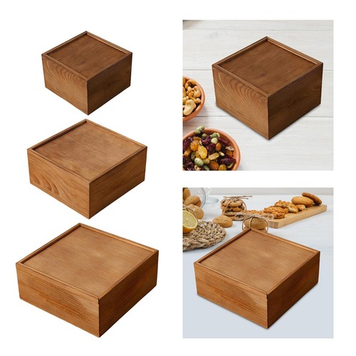 Wooden storage box with - storage,
