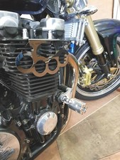 YAMAHA XJR 1200/1300 STREET FIGHTER BLACK POLISHED STAINLESS ENGINE COVERS E005