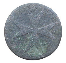 Napoleonic War Tunic Uniform Maltese Cross Rare Button