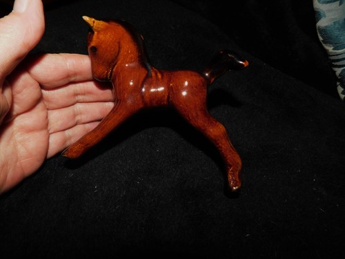 Vintage treacle glazed foal - treacle,