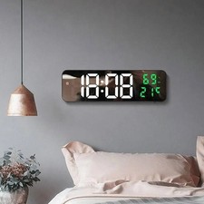 Calendar Number Clock Large Number LED Digital Electronic Clock Alarm Clock GB