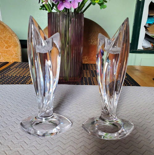 Vintage clear glassl flame - glassl, /