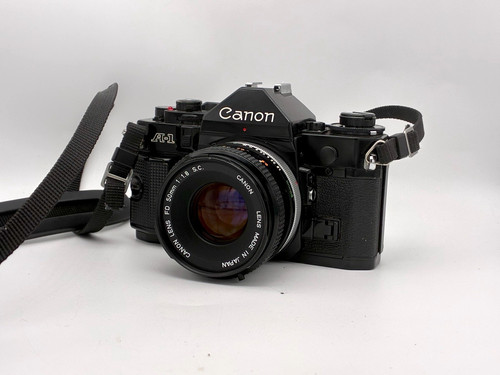 Canon 35mm slr film camera - a-1,