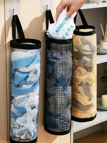 Wall mounted plastic bag - mounted,