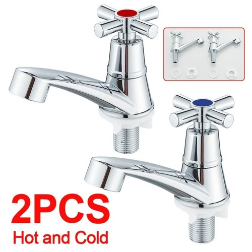 Twin taps set hot - hot, and
