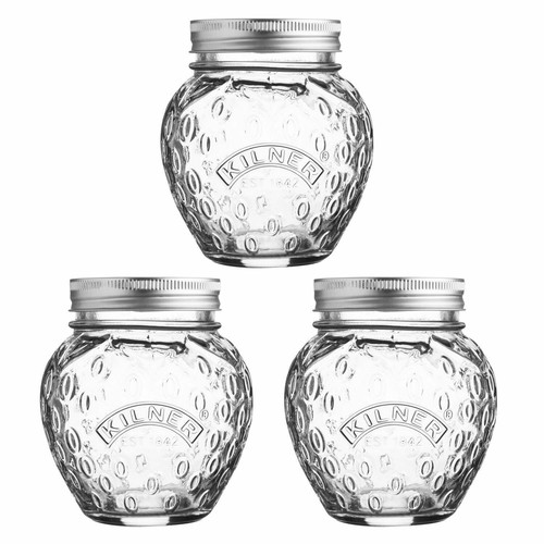 3pcs kilner 400ml screw top - 400ml,