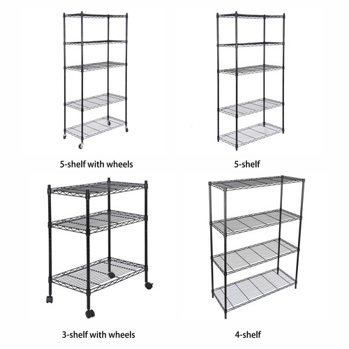 Tier shelves wire unit - 3/4/5-tier,