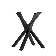 Metal Iron Table Criss Cross