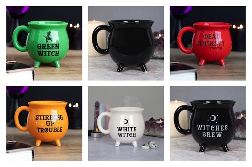 Various cauldron mugs - cauldron,