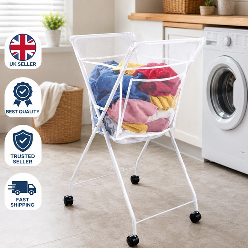 Laundry trolley foldable - laundry,