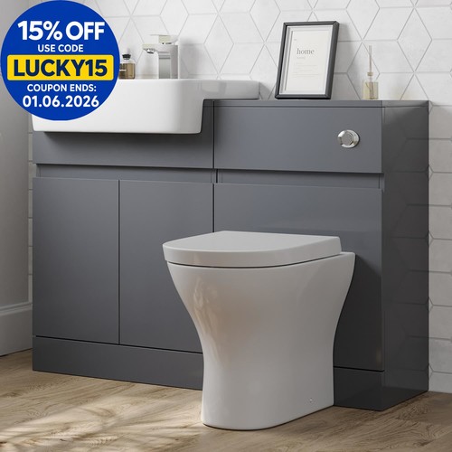 Affine bathroom toilet - affine, wc