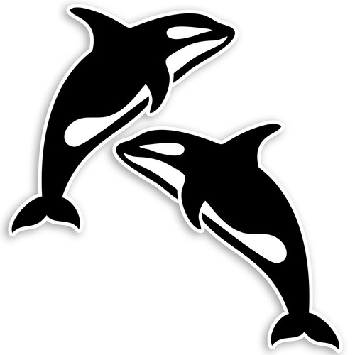 10cm killer whale orca - 2, x